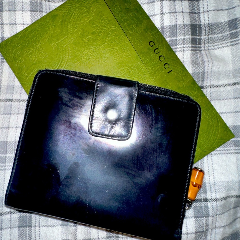 Vintage Gucci Patent Leather Wallet *sold